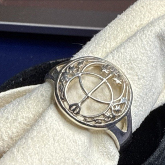 Vintage Peter Stone Sterling Silver Celtic Chalice Ring PSCL Sz 11.25 PSCL 925 - Picture 9 of 16